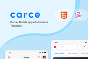 Mobile app eCommerce Template- Carce, an App Template by HasThemes (Thumbnail 2 of 3)