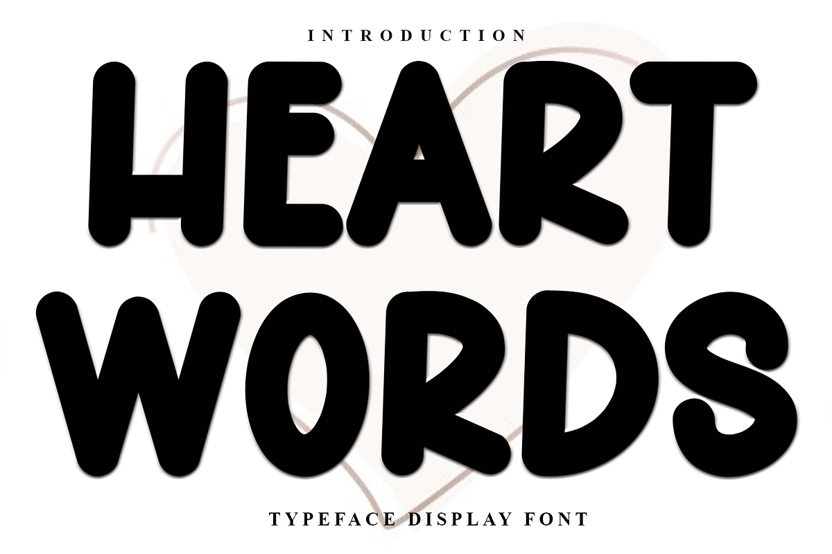 Heart Words, a Script Font by FreshTypeINK (Photo 1 of 8)