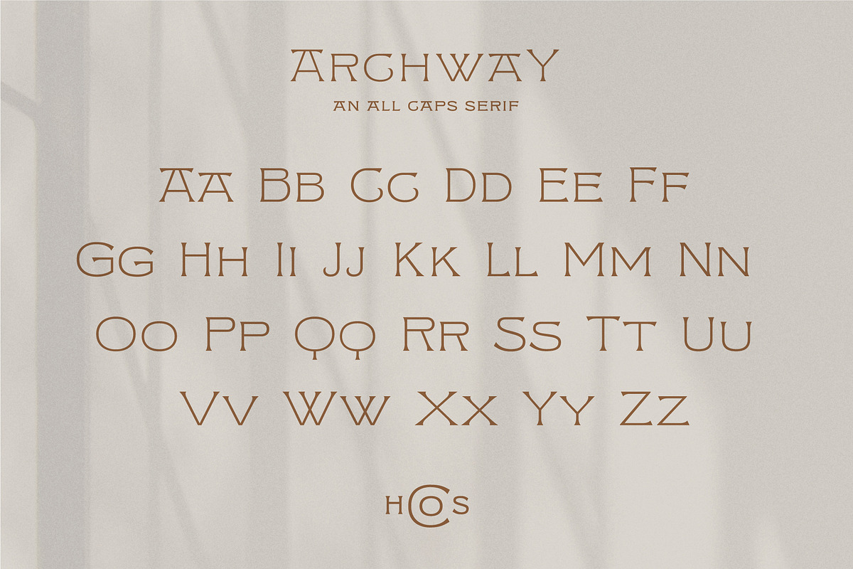 ARCHWAY, a Serif Font by Hustle Supply Co. (Photo 2 of 7)