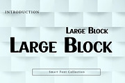 Large Block, a Sans Serif Font by Wow Magic (Thumbnail 1 of 2)