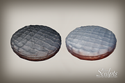 Chocolate Digestive Biscuits, a Food & Drink 3D Model by Adam Sculpts (Thumbnail 3 of 3)