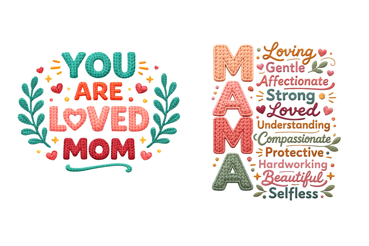 Mother's Day PNG, She is Mom PNG, an Illustration by SinaCreation (Photo 3 of 11)