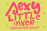 Sexy Little Inker Photoshop Brush, a Brush Add-On by studio.pancz (Thumbnail 1 of 3)