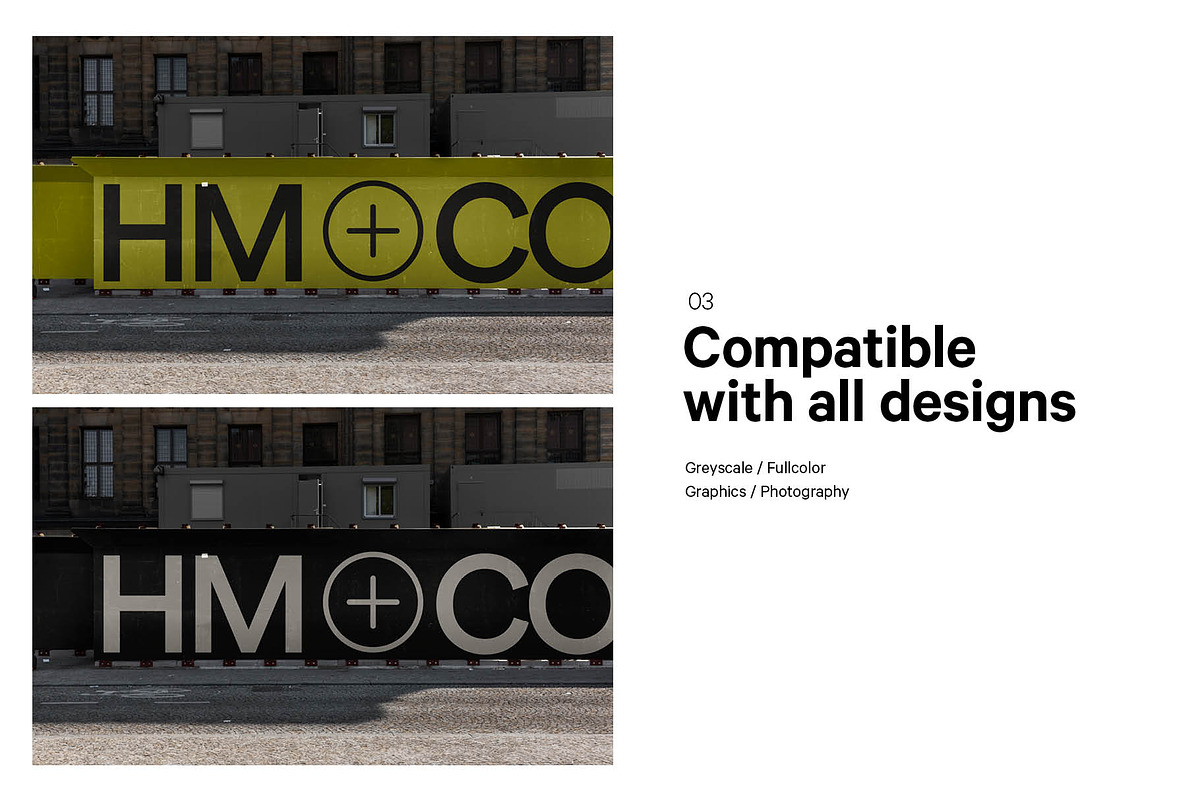 Hoarding Board Mockup, an Advertising Mockup by HAZARD MOCKUPS (Photo 4 of 8)