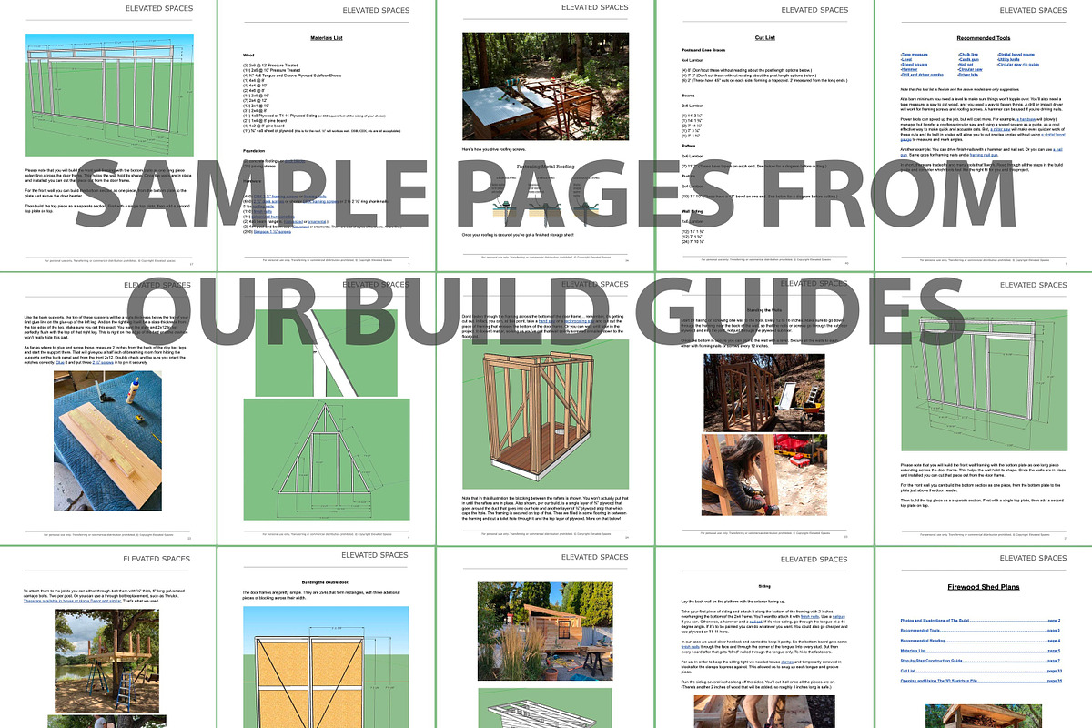 Playhouse Plans, a Graphic by elevatedspaces (Photo 9 of 9)