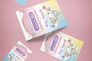 Unicorn Birthday Party Invitation, an Invitation Template by graphicook (Thumbnail 3 of 3)