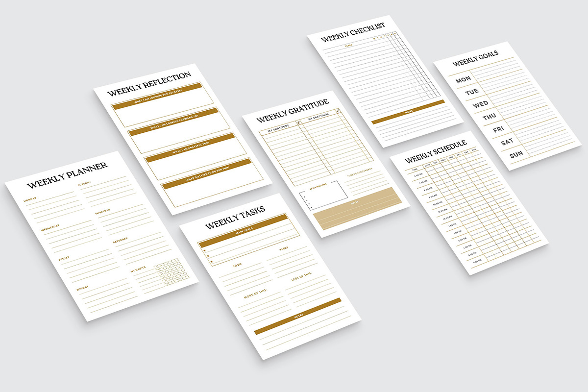 Dream Life Ultimate Planners CANVA, a Stationery Template by Graphic Fabrica (Photo 3 of 8)