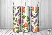 Lavender and Roses Floral Patterns, a Pattern Graphic by Creative Store (Thumbnail 3 of 5)