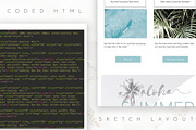 Email Template Layout with HTML, an Email Template by Aloha Philly (Thumbnail 2 of 5)