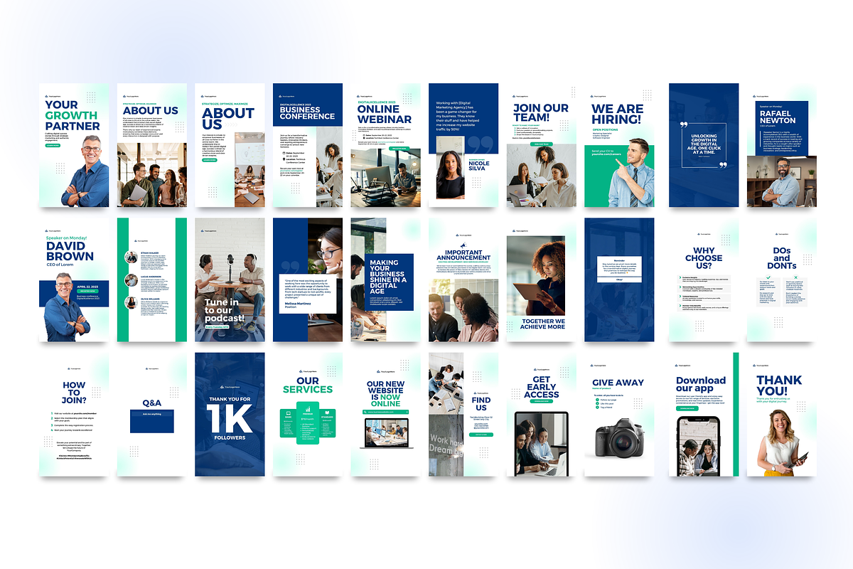 Canva Social Media Templates, a Social Media Template by Studio B | Canva Template (Photo 10 of 13)