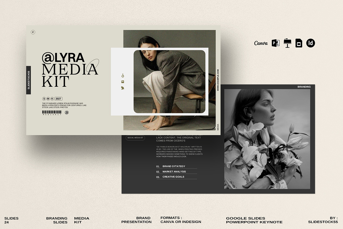 Lyra | Media Kit Template, a Presentation Template by slidestock55 (Photo 1 of 13)