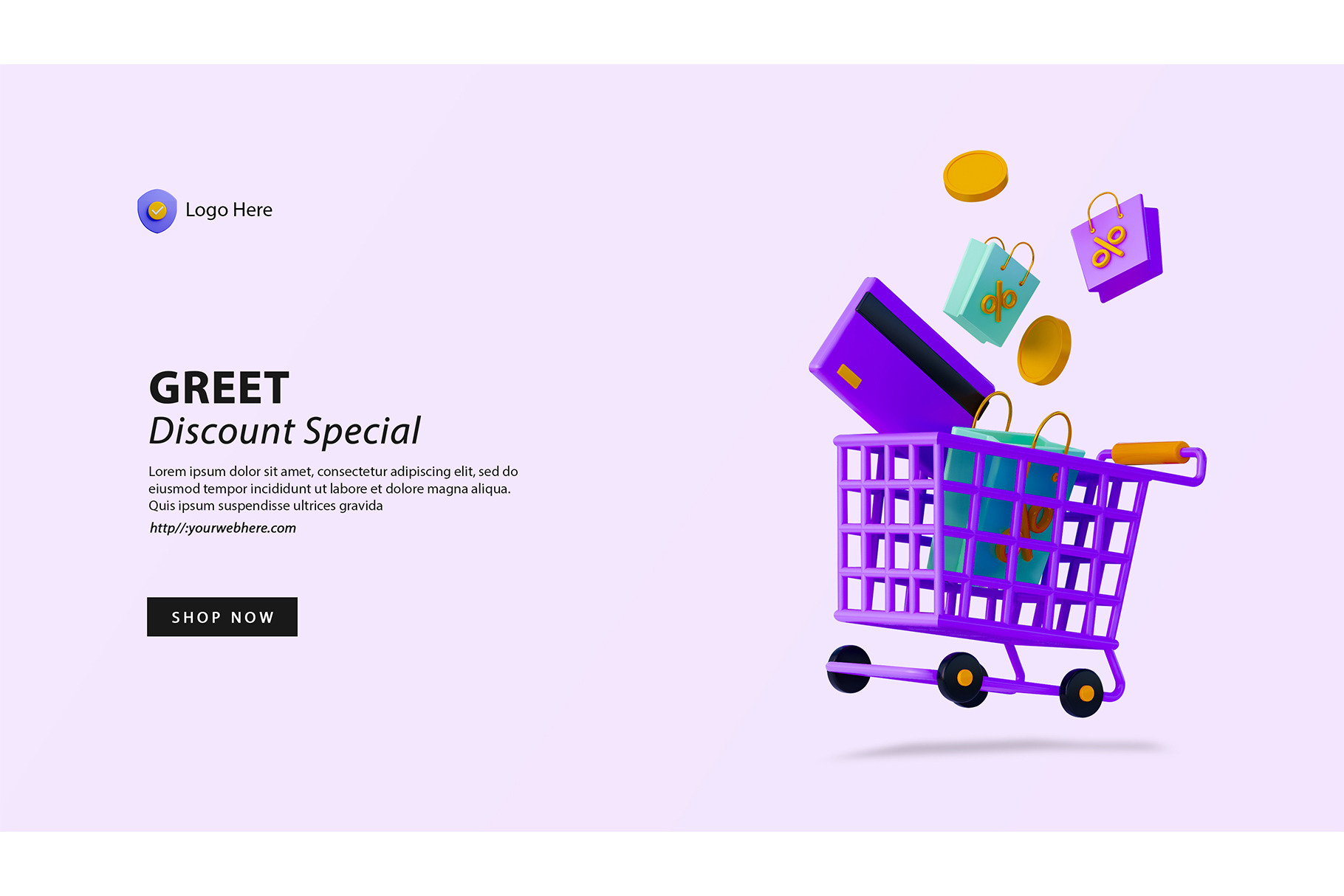 Online Shop Landing Page by Deviapuspitasari2  Creative Market