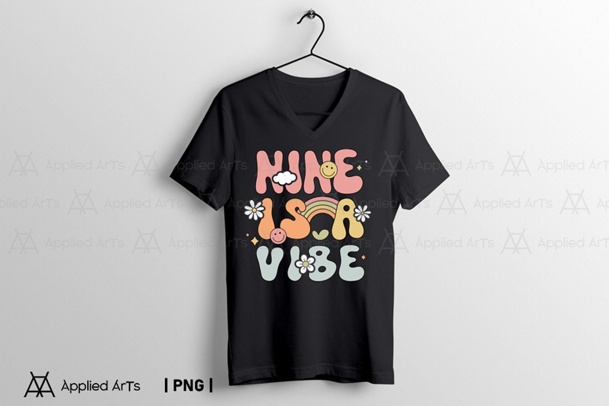 Nine is a Vibe, Groovy 9th Birthday, an Object Graphic by Applied Arts (Photo 3 of 4)