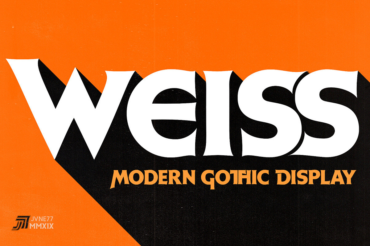 WeissModernGothicDisplay