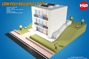 Low Poly Buildings Pack, an Architecture 3D Model by multimedia4ds (Thumbnail 7 of 10)