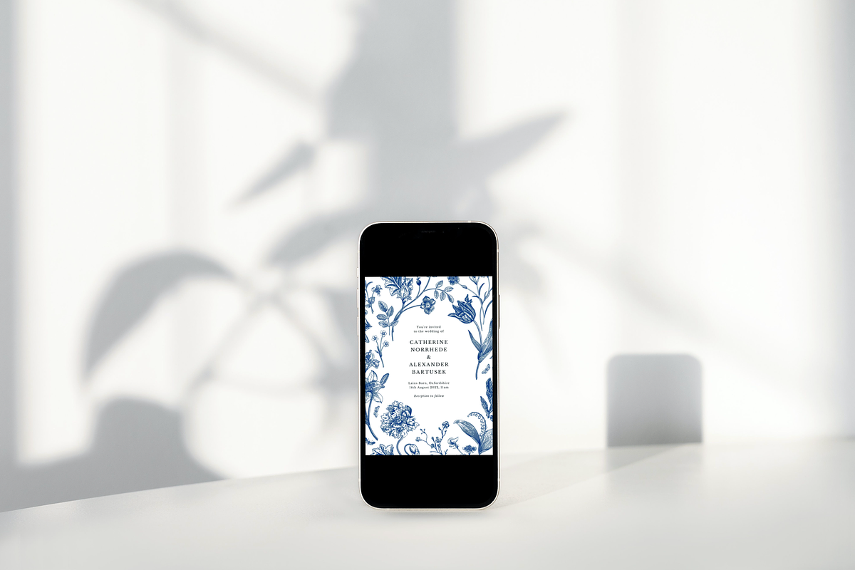 Editable Floral Wedding Invitation, an Invitation Template by ForeverPrint (Photo 7 of 8)