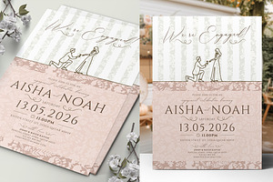 Engage Invitation, an Invitation Template by Aarley Kaiven