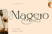 Magero Elegant Serif Font, a Serif Font by AuthenType (Thumbnail 1 of 10)