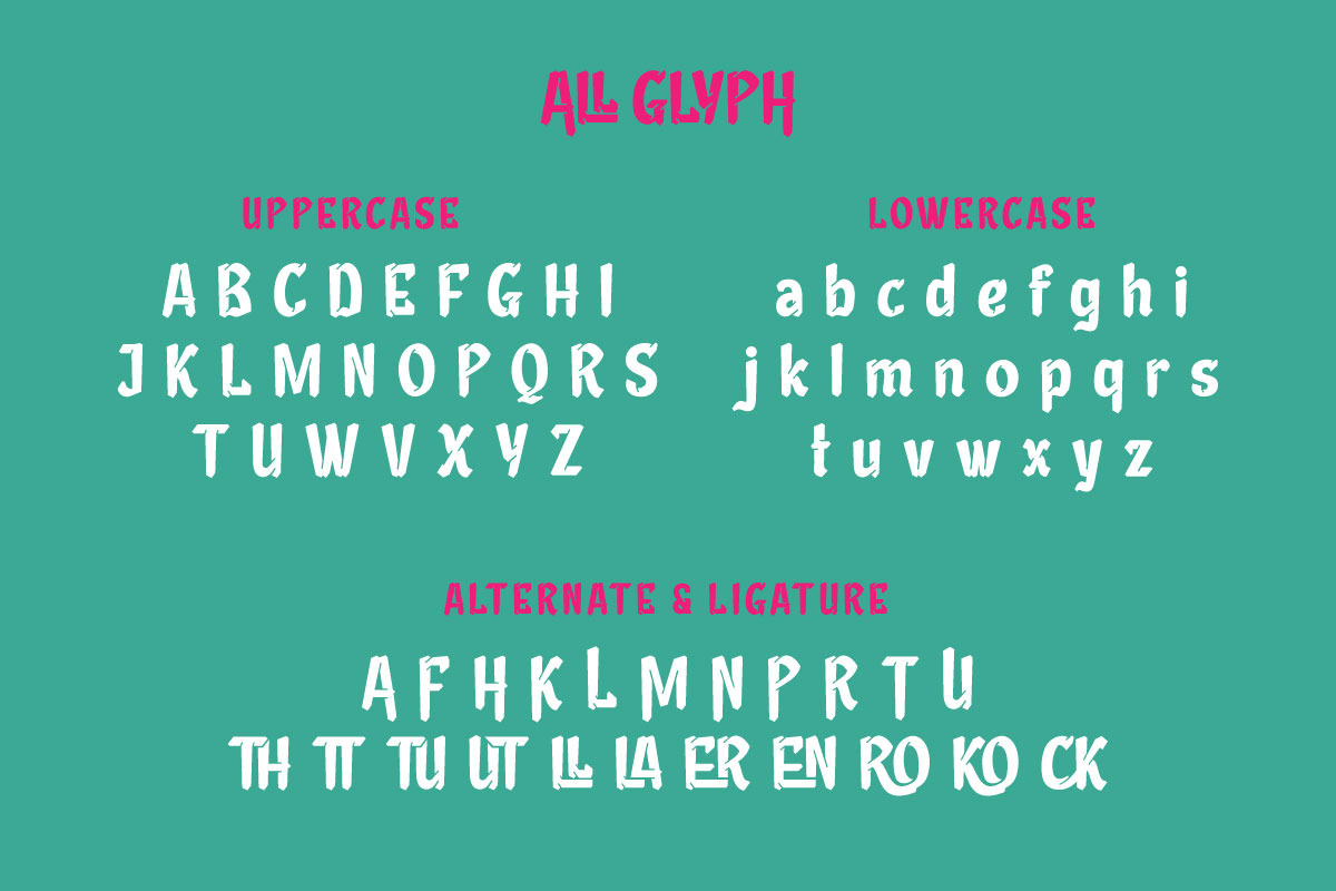 Broleh - Movie Display Font, a Sans Serif Font by twinstd (Photo 7 of 10)