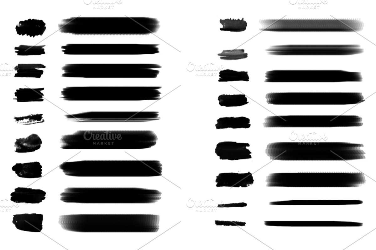 Watercolor brushes set., a Brush Add-On by redstudio (Photo 5 of 8)