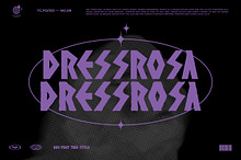 Dressrosa display Font + badge