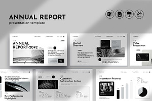 Annual Report Presentation Template