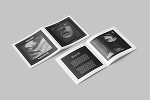 Square Brochure / Catalogue Mockup