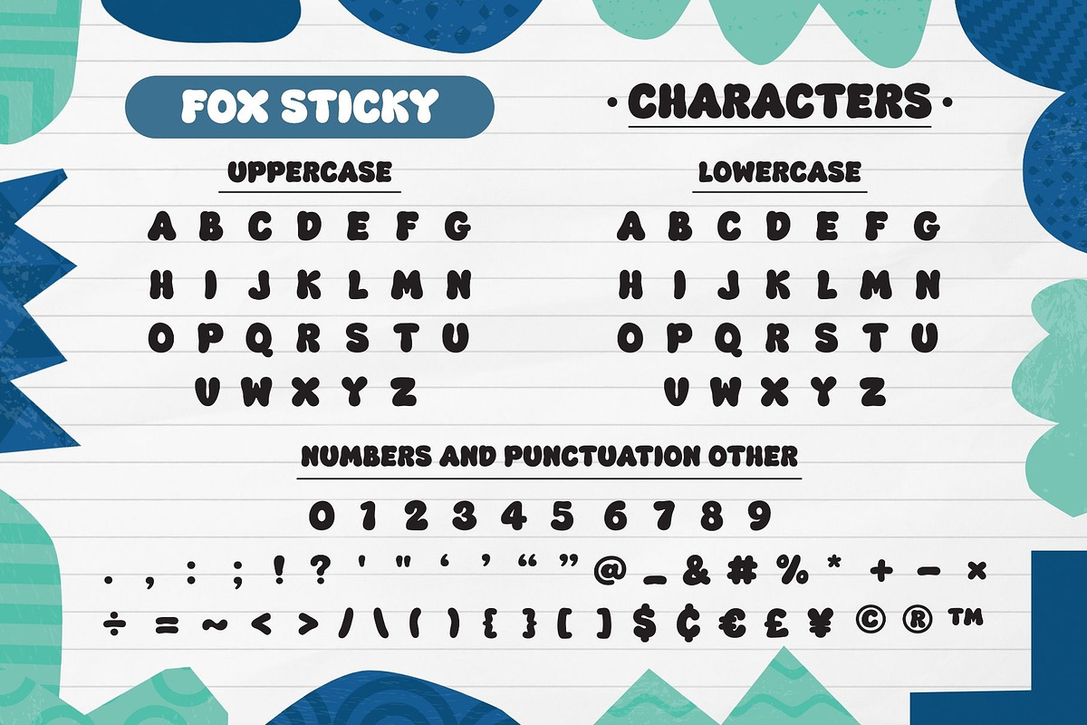 Fox Sticky Font, a Handwritten Font by Fox7 By Rattana (Photo 8 of 10)