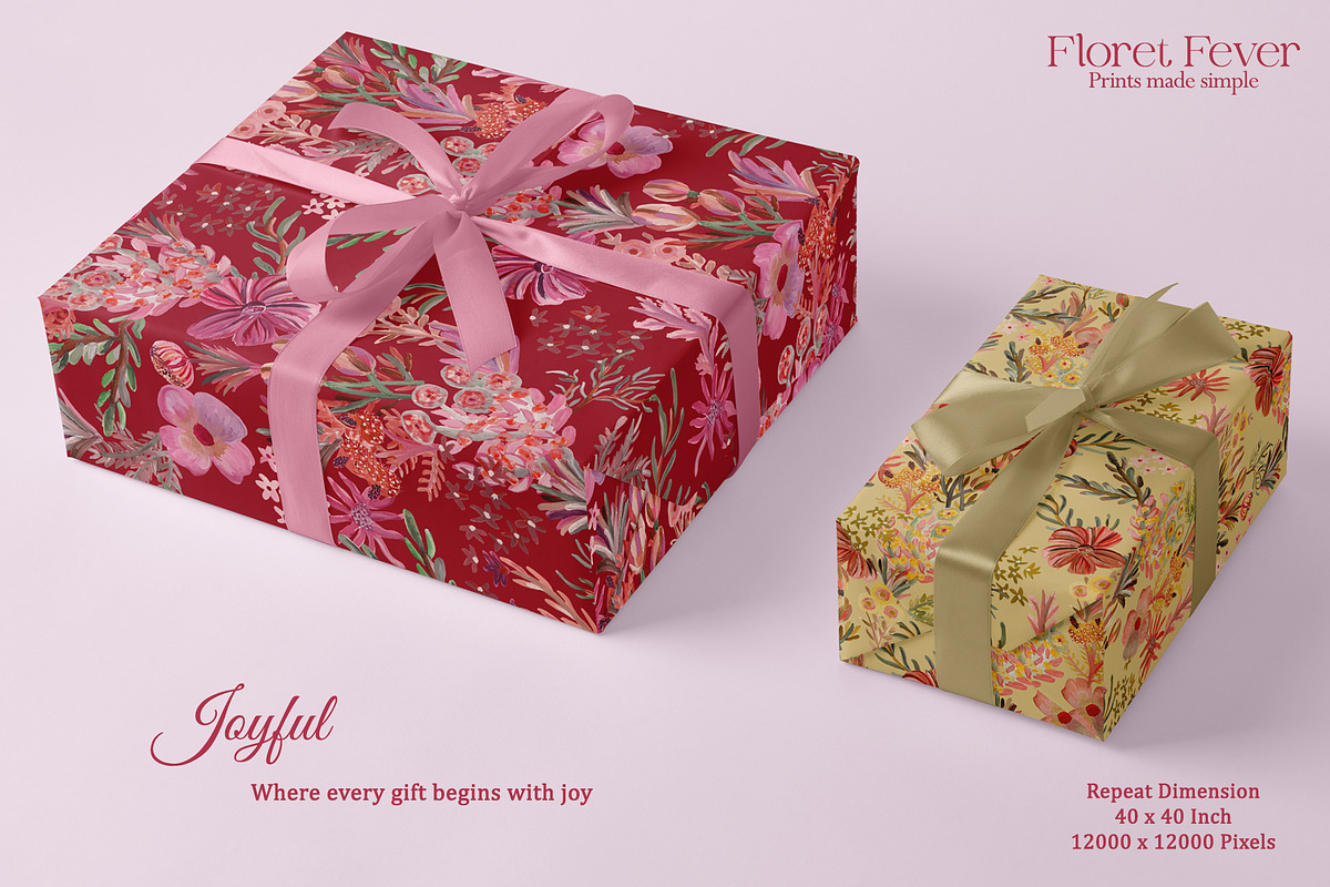 Floret Fever Prints & Patterns, a Pattern Graphic by GND ART STUDIO (Photo 3 of 8)