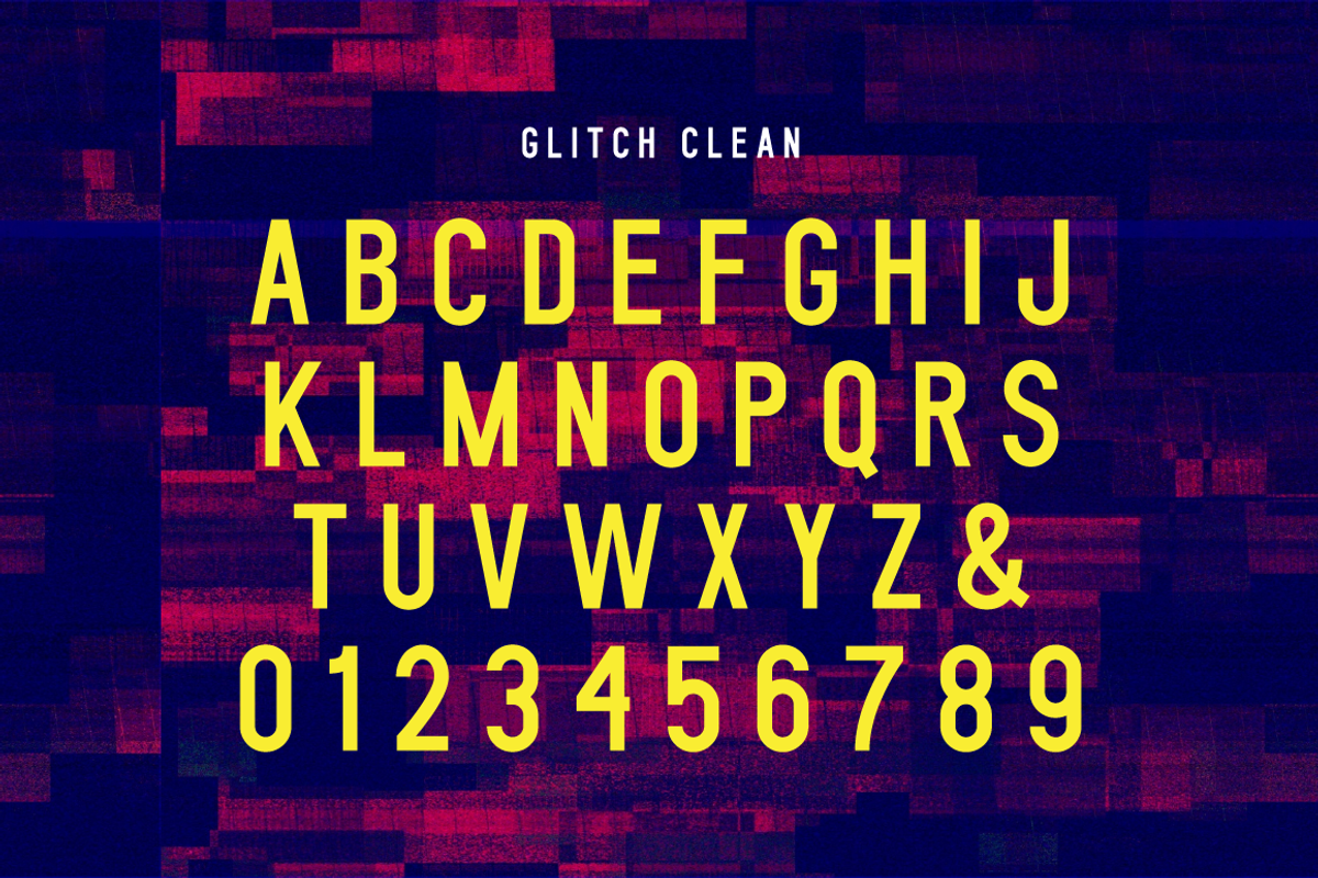 Glitch Shift Font preview 7