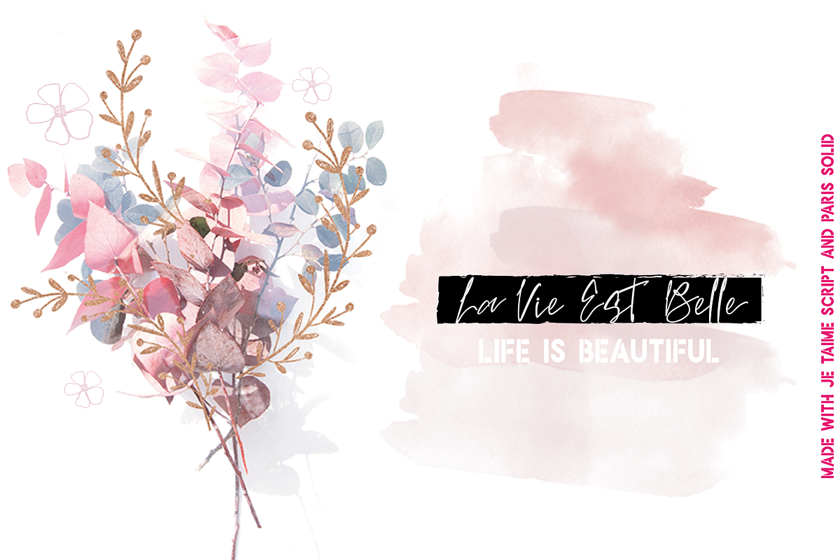 Paris Je T'aime | Font Duo preview 6