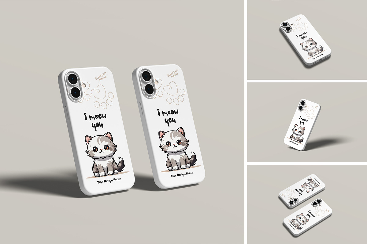Smartphone Case Mockup, a Device Mockup by graphicsecond (Photo 1 of 5)