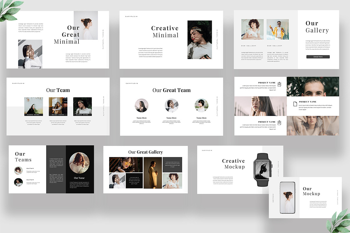 SARYPUDIN - Minimal Gslides, a Presentation Template by Infinity Vector Studio (Photo 6 of 6)
