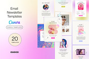 The Email Newsletter Canva Template, an Email Template by Cuoco (Thumbnail 1 of 12)