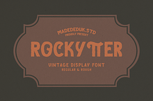 Rockytter Display Font
