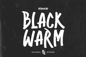 Black Warm - Handwriting Font