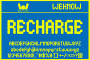 Battery font, a Font by weknow (Thumbnail 2 of 5)