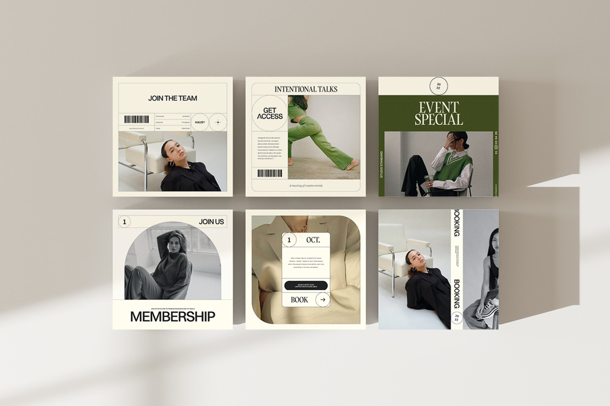 HAUS | Social Media Kit, a Social Media Template by Studio Standard (Photo 5 of 14)
