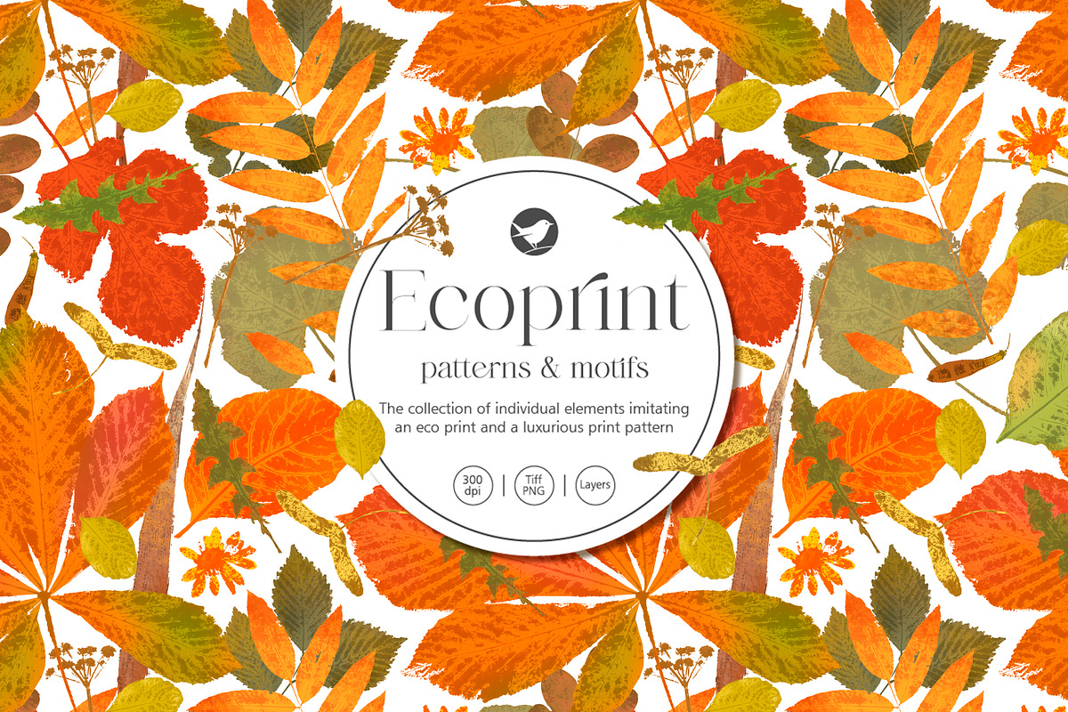 Ecoprint, a Pattern Graphic by Kate Demyanovska (Photo 1 of 15)