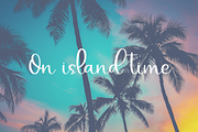 Island Getaway, Cute Script Font, a Handwritten Font by Designing Digitals (Thumbnail 5 of 9)