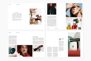 Magazine Editorial Template Design