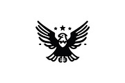 Eagle with Stars Illustration Icon, a Branding & Logo Template by Vectorium Studio (Thumbnail 2 of 2)