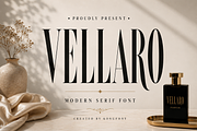 Vellaro - Luxury Modern Serif, a Serif Font by overlaytemplates (Thumbnail 1 of 5)