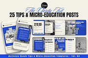 Educational Canva Instagram Template, a Social Media Template by Marketello Studio (Thumbnail 1 of 5)