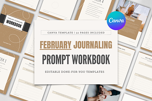 Prompt Journaling Workbook | Canva