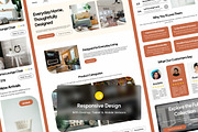 Daily Home Essentials UI UX Landing, a Landing Page Template by productype1 (Thumbnail 3 of 5)
