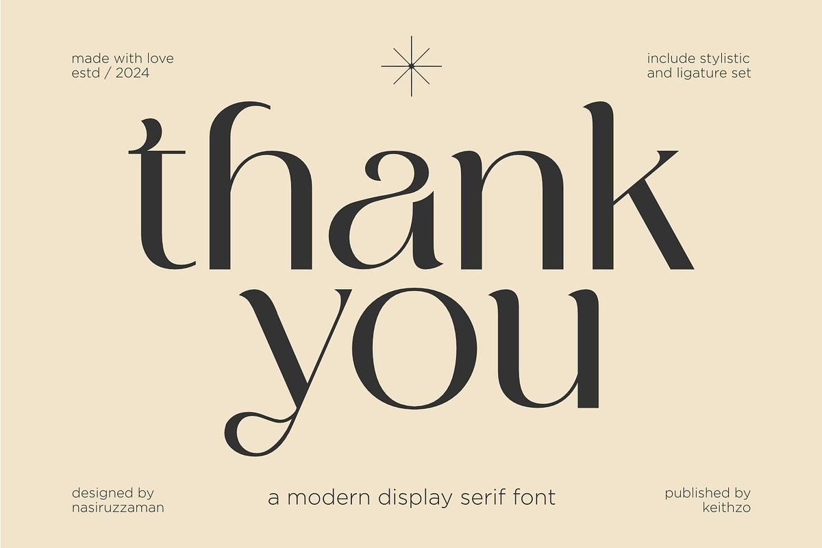 Mestika - Elegant Display Font, a Serif Font by Keithzo (Photo 11 of 11)