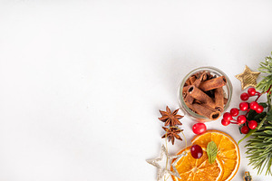 Winter autumn drink and food ingredients, a Food & Drink Photo by Rimma