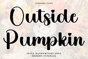 Outside Pumpkin, a Handwritten Font by FreshTypeINK (Thumbnail 1 of 7)