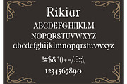 Rikiar Gothic Font, a Blackletter Font by DmDesignsStoreArt (Thumbnail 2 of 2)